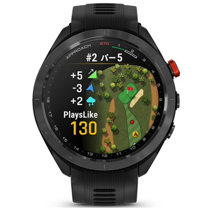 GARMIN Approach S70 47mm Black ガーミン フラッグシップゴルフGPSウォッチ