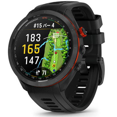 GARMIN Approach S70 47mm Black ガーミン フラッグシップゴルフGPSウォッチ