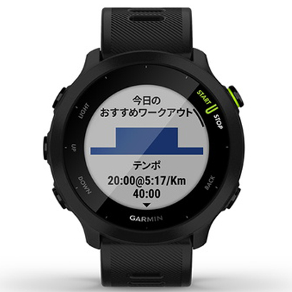 GARMIN ForeAthlete 55 Black ガーミン GPSランニングウォッチ