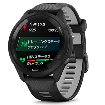 GARMIN Forerunner 265 Black ガーミン ランニングウォッチ