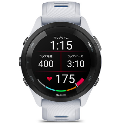 GARMIN Forerunner 265 White ガーミン ランニングウォッチ