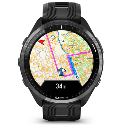 GARMIN Forerunner 965 Black ガーミン フラッグシップランニングウォッチ