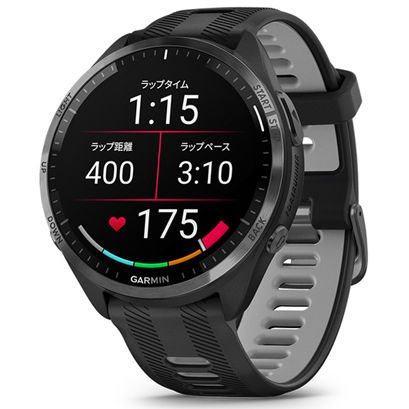 GARMIN Forerunner 965 Black ガーミン フラッグシップランニングウォッチ