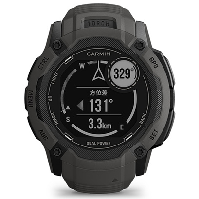 GARMIN Instinct 2X Dual Power Graphite ガーミン タフネスGPSウォッチ