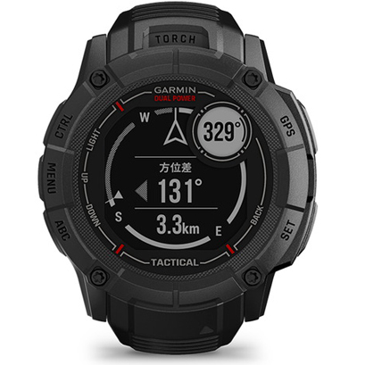 GARMIN Instinct 2X Dual Power Tactical Edition Black ガーミン タフネスGPSウォッチ