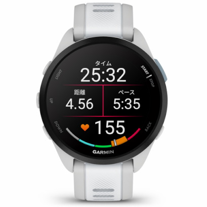 GARMIN Forerunner 165 WhiteGray ガーミン ランニングウォッチ