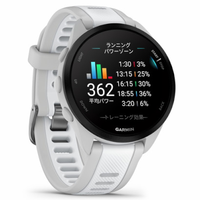 GARMIN Forerunner 165 WhiteGray ガーミン ランニングウォッチ